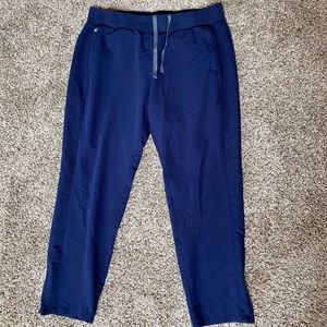 Navy Figs Scrub Pants